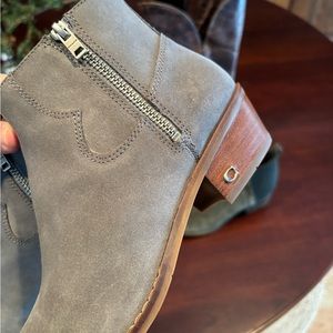 Coach unworn booties, excellent condition